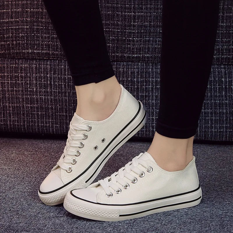Imogen Classic Canvas Shoes Vintage Modern Comfort