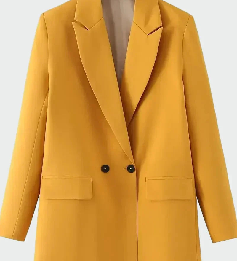 Oversized Coat with Modern Lines