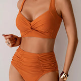 Emília - High-Waisted Summer Swimsuit