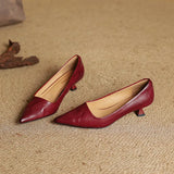 Anok High Heels in Authentic Leather