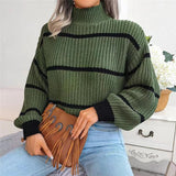 Sarah - High Neck Couture Sweater