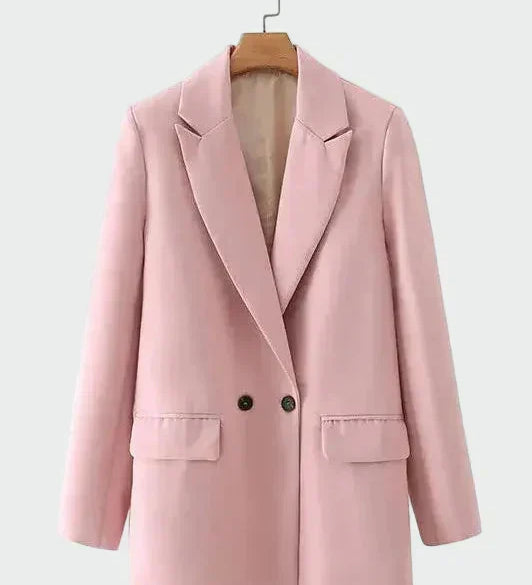 Oversized Coat with Modern Lines