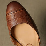 Genuine Leather Heels Valery