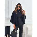 Amalia | Regular Cut Cashmere Coat with Adjustable Waist Belt