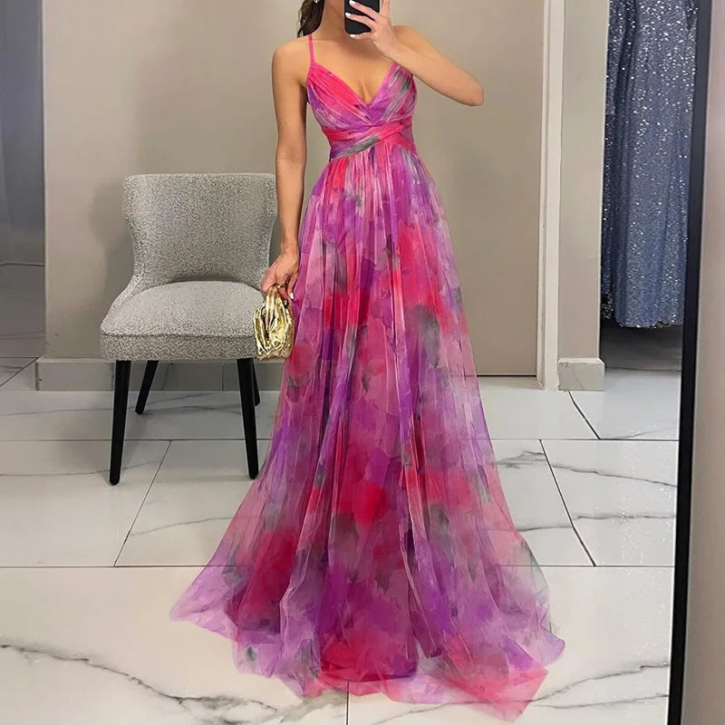 Giselle | Charming maxi dress with floral print