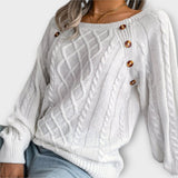 Malia - Buttoned Knit Sweater