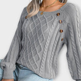 Malia - Buttoned Knit Sweater