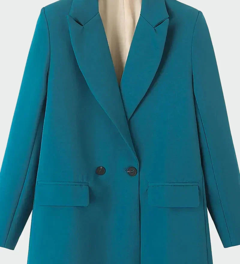 Oversized Coat with Modern Lines