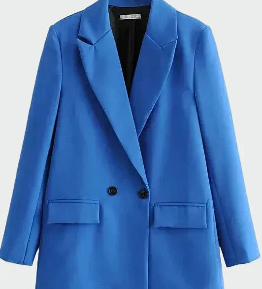 Oversized Coat with Modern Lines