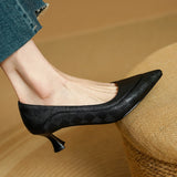 Belle Genuine Leather High Heels