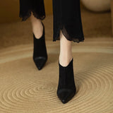 Genuine Leather Heels Veronica