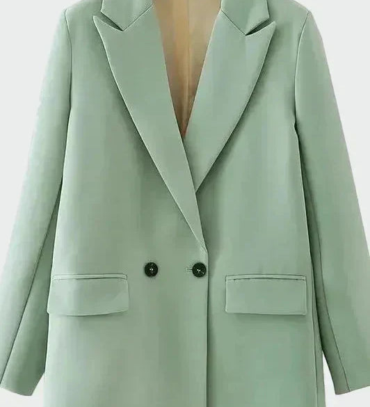 Oversized Coat with Modern Lines