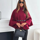 Amalia | Regular Cut Cashmere Coat with Adjustable Waist Belt