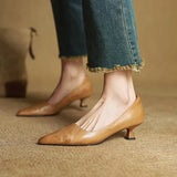 Anok High Heels in Authentic Leather
