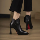Yolanda | Aveline Ankle Boots with Buckle