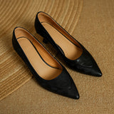 Belle Genuine Leather High Heels