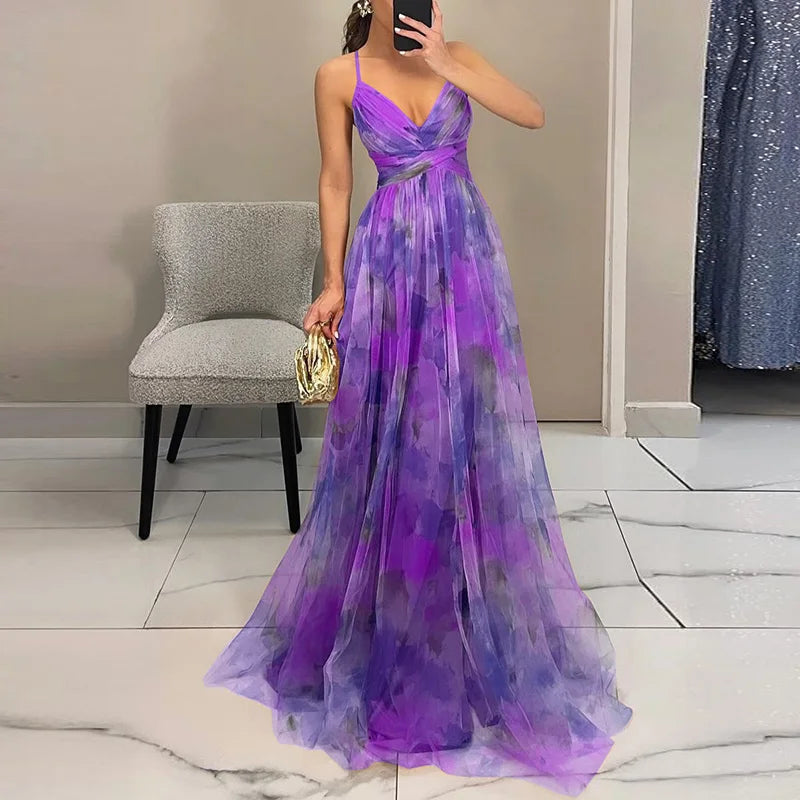 Giselle | Charming maxi dress with floral print