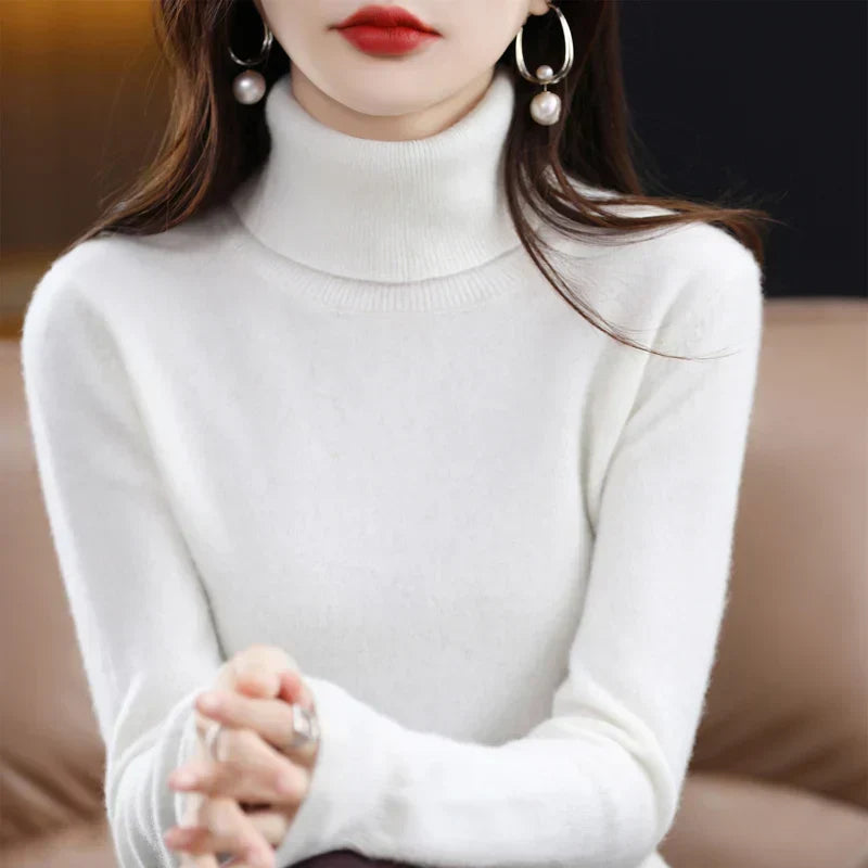 Amara | Cashmere High Neck Jumper
