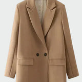 Oversized Coat with Modern Lines