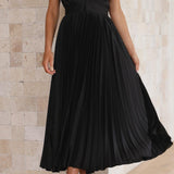 Isla | Elegant Pleated Dress
