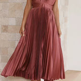 Isla | Elegant Pleated Dress