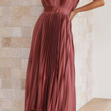 Isla | Elegant Pleated Dress