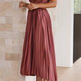 Isla | Elegant Pleated Dress