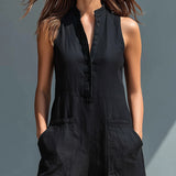 Carmen | Minimalist Sleeveless Jumpsuit