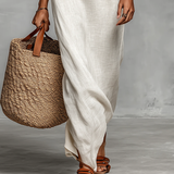 Carmen | Off-the-Shoulder Maxi Dress with Batwing Sleeves