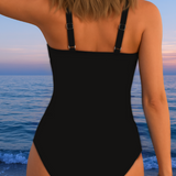 Adriana - Elegant swimsuit with a colourful print