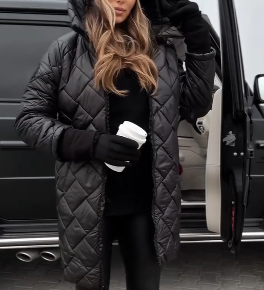 Martina | Elegant Padded Down Jacket with Hood