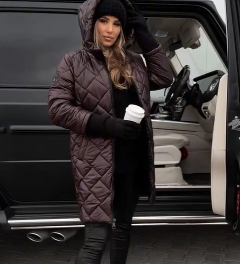 Martina | Elegant Padded Down Jacket with Hood