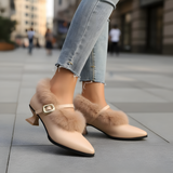 Velina Leather Heels