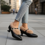 Velina Leather Heels