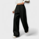 High-Waisted Wide-Leg Women's Trousers
