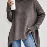 Paola - HIGH NECK MAXI JUMPER