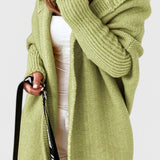 Oversized Hooded Knit Cardigan