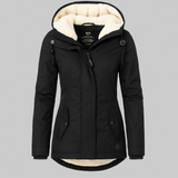 Soraya | Long Waterproof Jacket with Hood and Lining