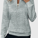 Zoey | Soft Zip Knit Jumper