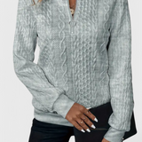Zoey | Soft Zip Knit Jumper