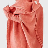 Oversized Hooded Knit Cardigan