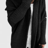 Oversized Hooded Knit Cardigan