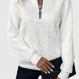 Zoey | Soft Zip Knit Jumper