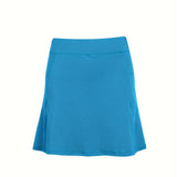 High-Waisted Shorts with Skirt