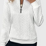 Zoey | Soft Zip Knit Jumper
