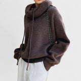 Charlotte - High Neck Sweater in Merino Wool