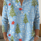Sofía | Christmas Sweater with Buttons