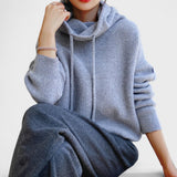 Charlotte - High Neck Sweater in Merino Wool