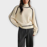 Emilie - Soft and Elegant High Neck Sweater