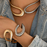 Asymmetrical Cut Bracelet